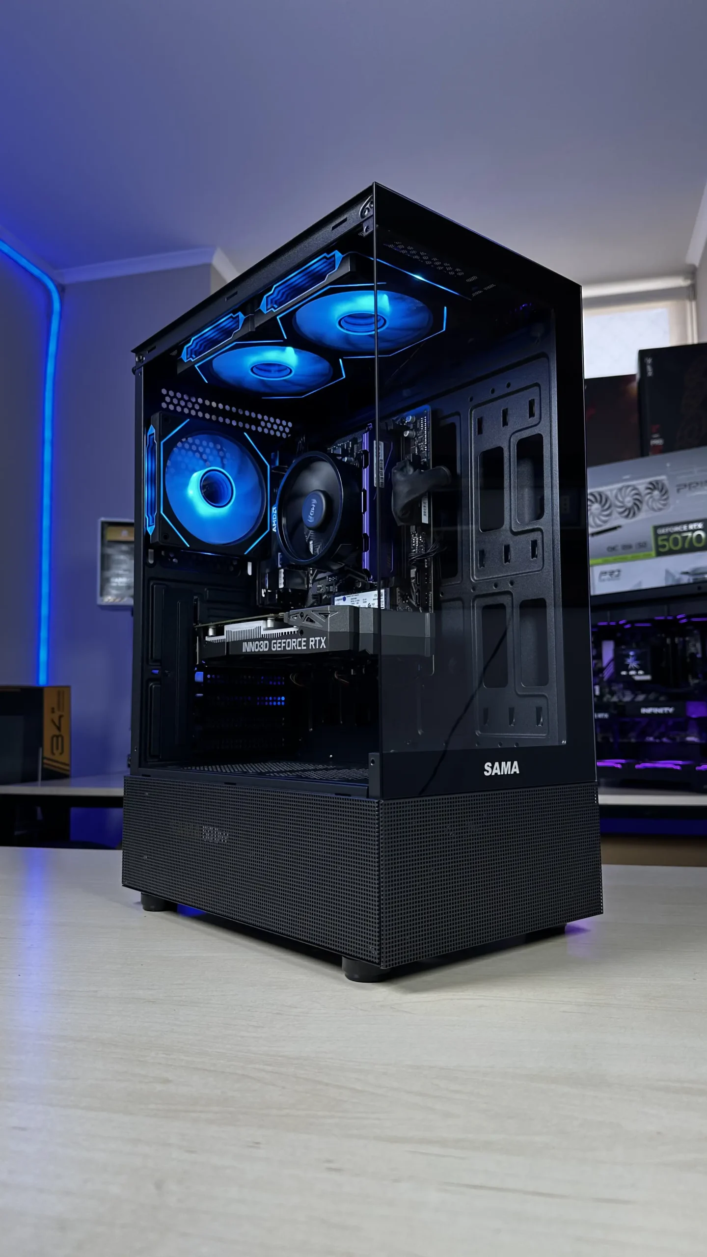 PC Gamer Gama Media – Streamer | Ryzen 7 5700X / RTX 5060 / 1Tb Almacenamiento / Sama 3321