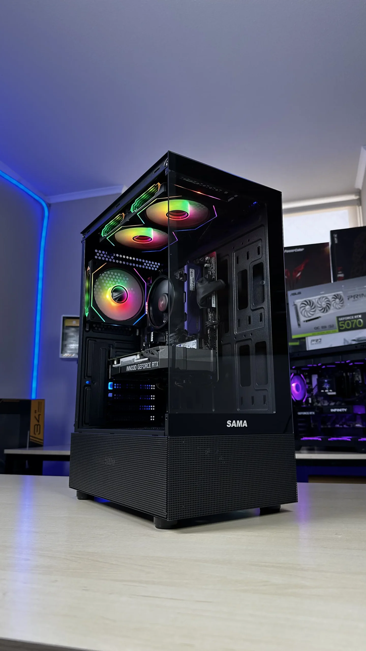 PC Gamer Gama Media – Streamer | Ryzen 7 5700X / RTX 5060 / 1Tb Almacenamiento / Sama 3321 - Imagen 3