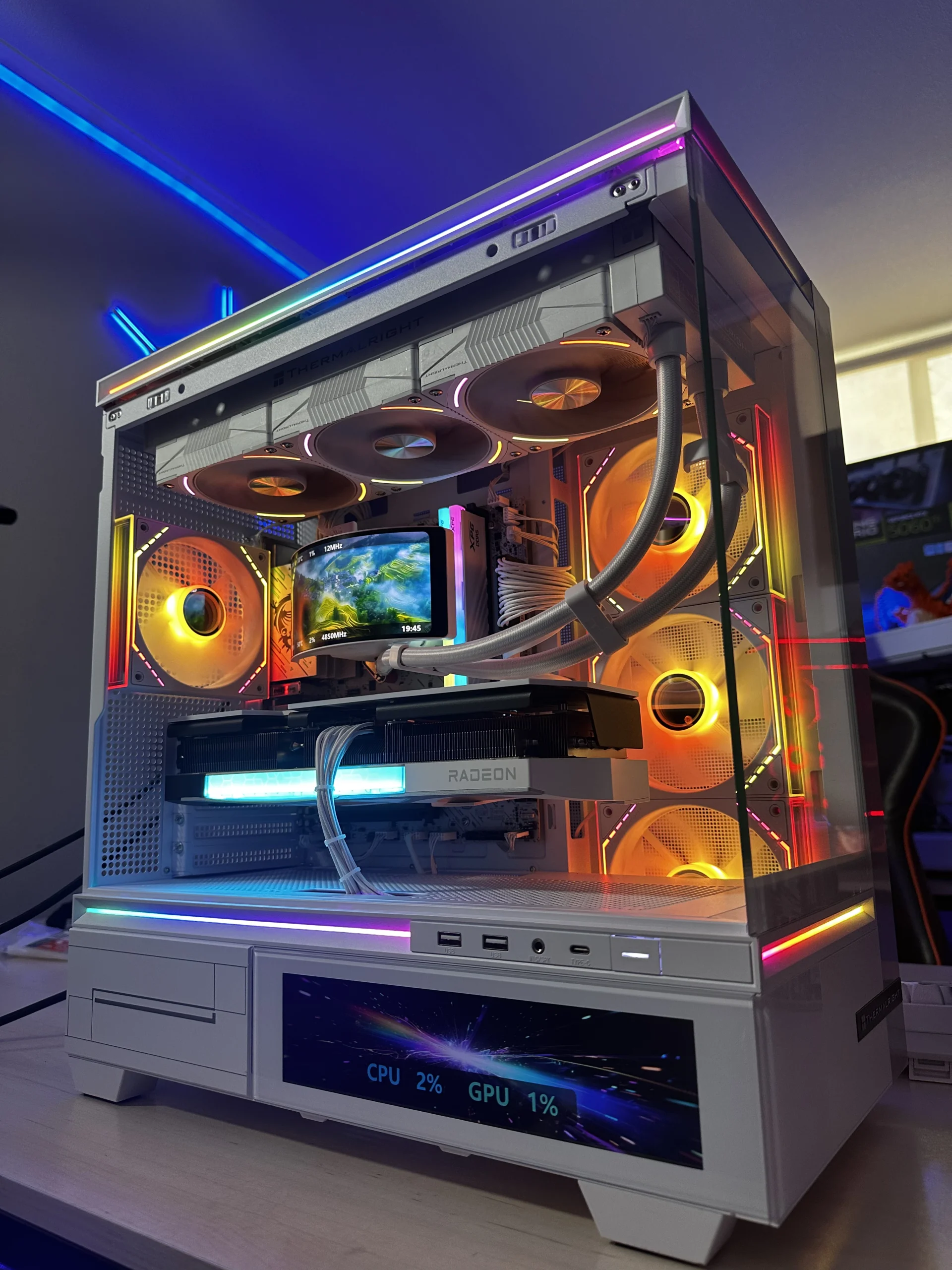 PC Gamer Gama Alta - Streamer | Ryzen 7 7800X3D / RX 9070XT 16GB / 1TB Almacenamiento / Rainbow Vision 360 - Imagen 4